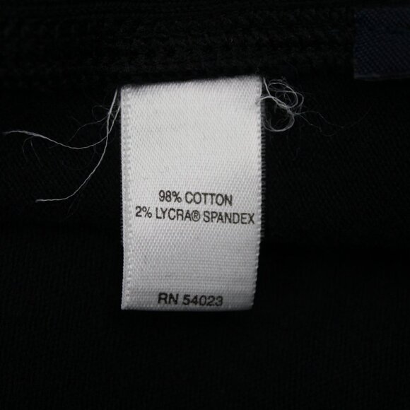 Banana Republic Sweatshirt Adult XL Black 1/4 Zip Mock Neck L/S Stretch Sweater - Picture 8 of 13